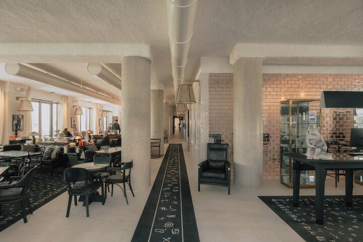 Interior entrance
