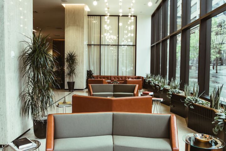 Lobby sitting area
