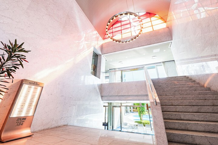 Interior entrance