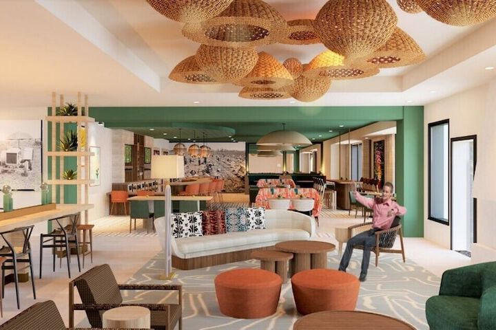 Lobby sitting area
