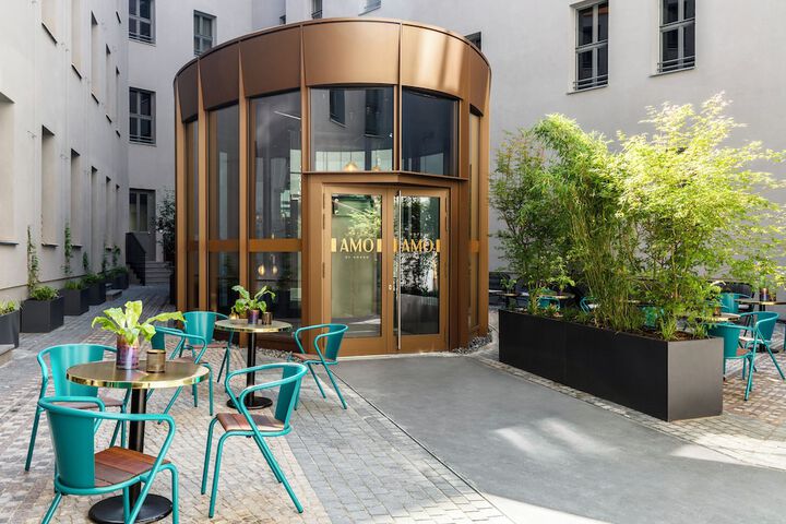 Interior entrance