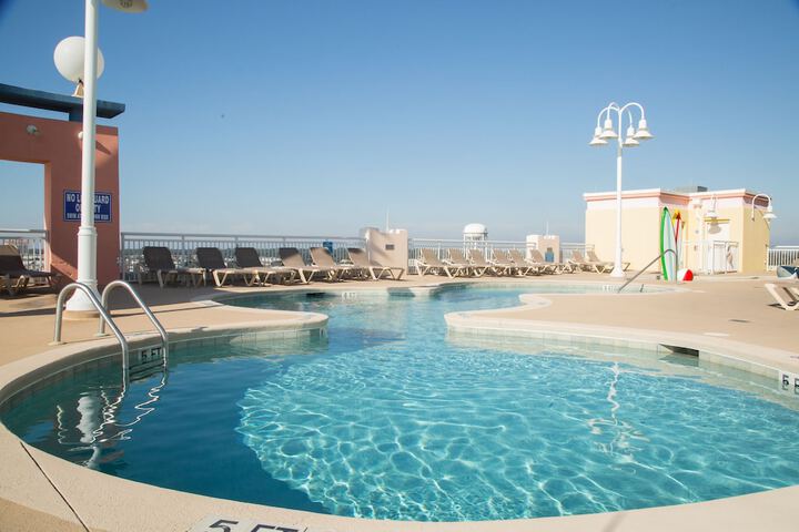 Rooftop pool