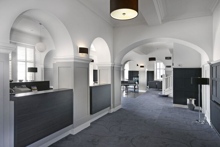 Interior entrance