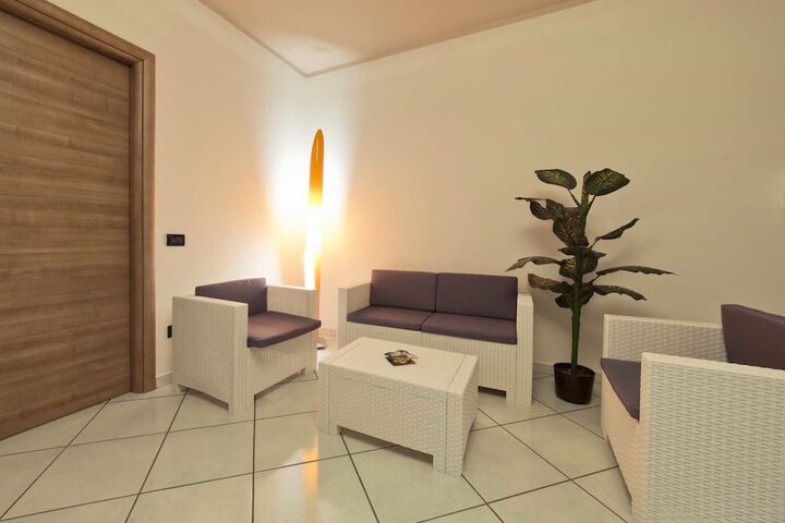 Lobby sitting area