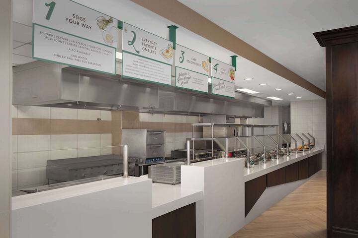 Breakfast area