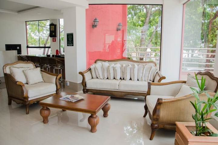 Lobby sitting area