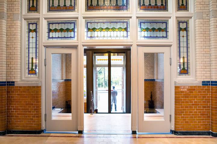 Interior entrance