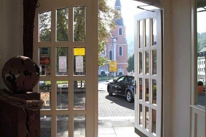Interior entrance