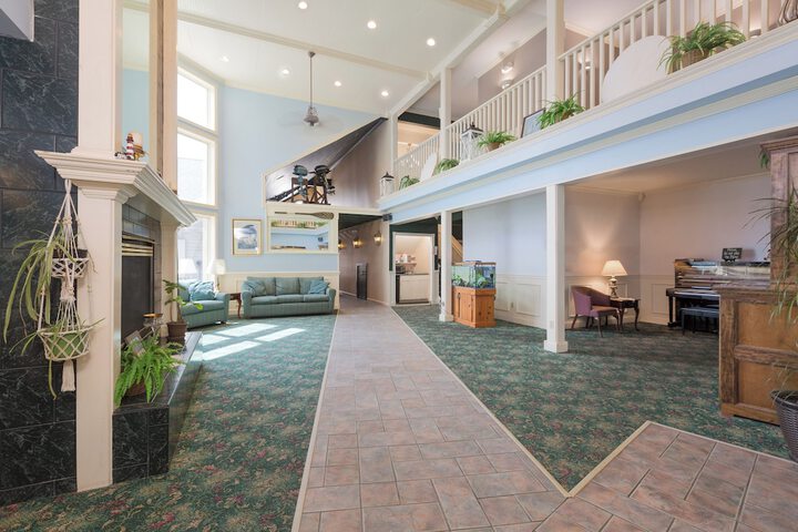Lobby sitting area