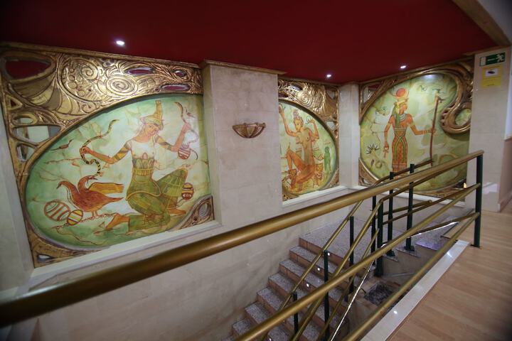 Interior entrance