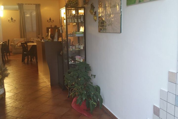 Interior entrance
