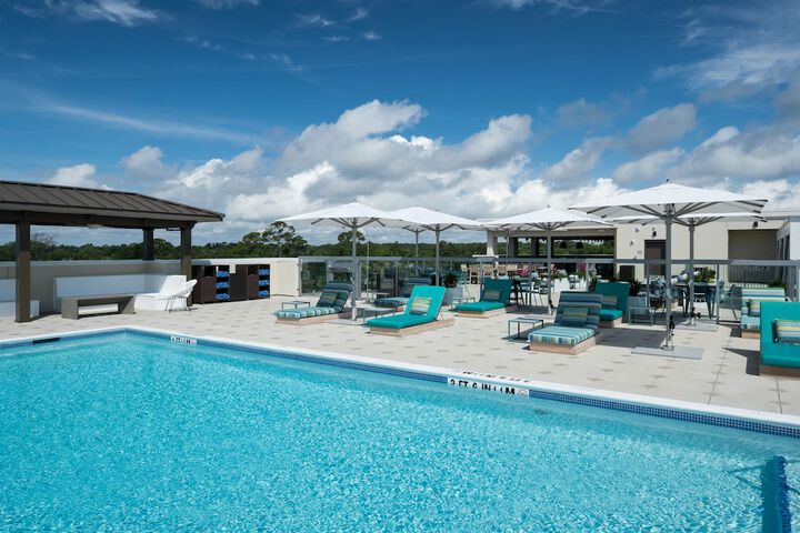 Rooftop pool