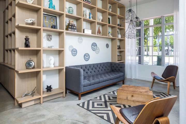 Lobby sitting area