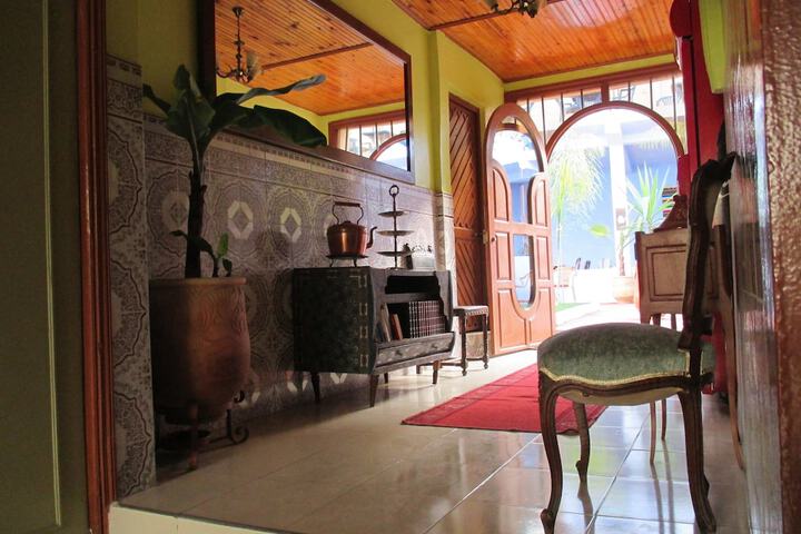 Interior entrance
