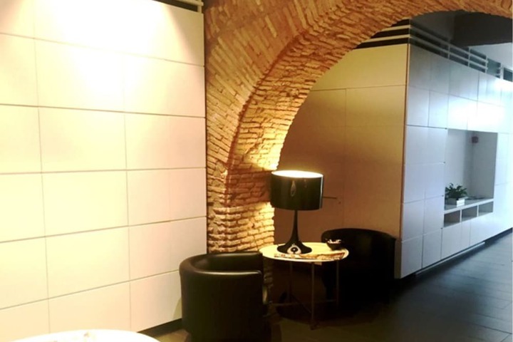 Interior entrance