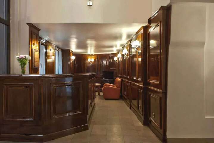 Interior entrance
