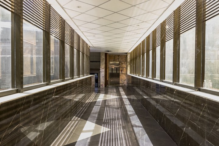 Exterior of Meridian hotel Banquets and Rooms