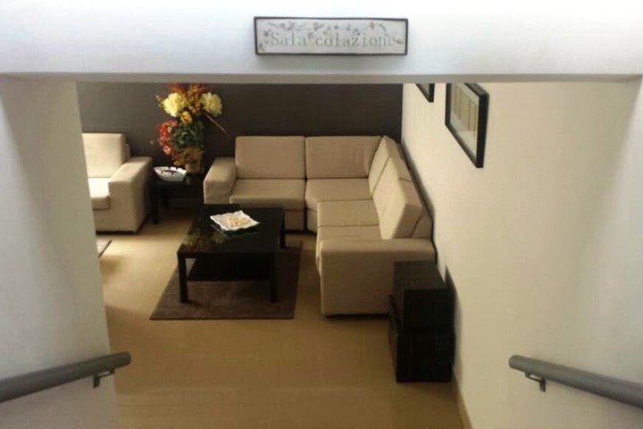 Lobby sitting area