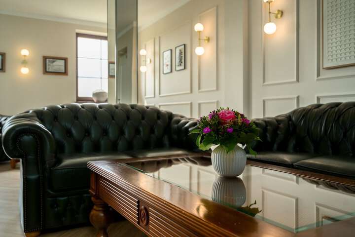 Lobby sitting area