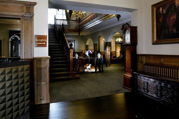 Interior entrance