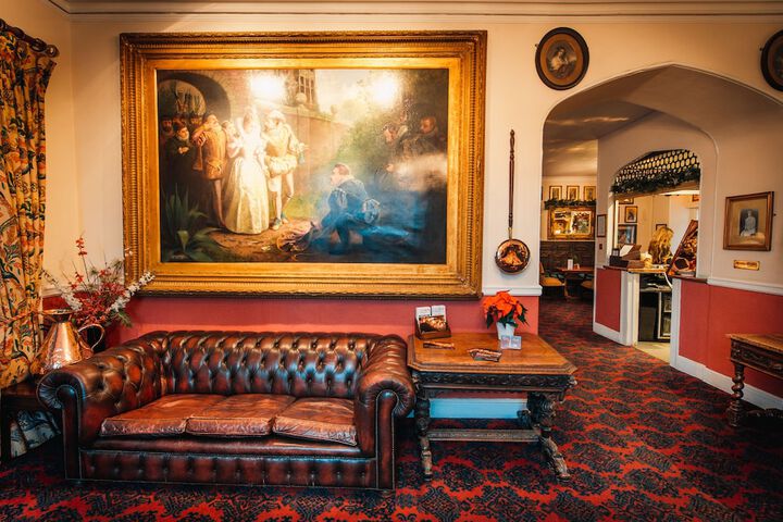 Interior entrance