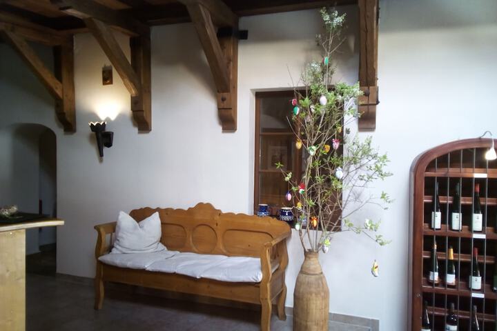 Interior entrance