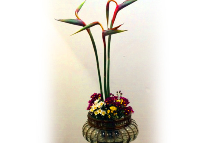 Ikebana in the museum [Mishoryu, Eiseisai, Chizuruho]