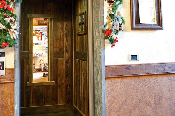 Interior entrance