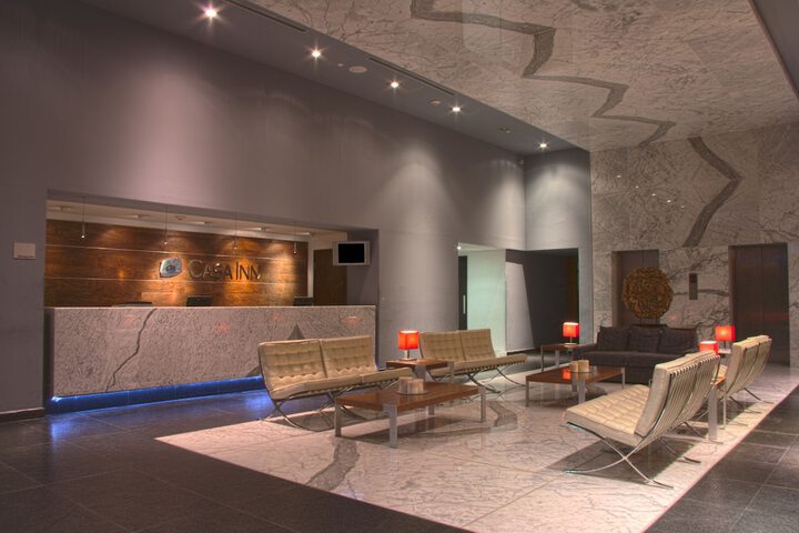 Check-in/check-out kiosk