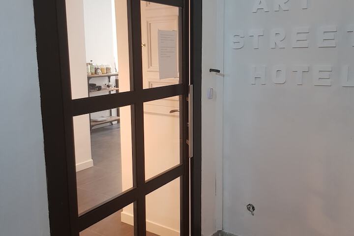 Interior entrance