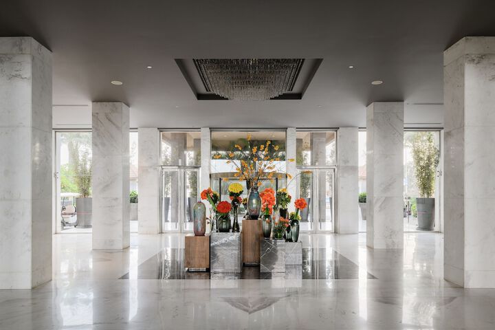 Interior entrance