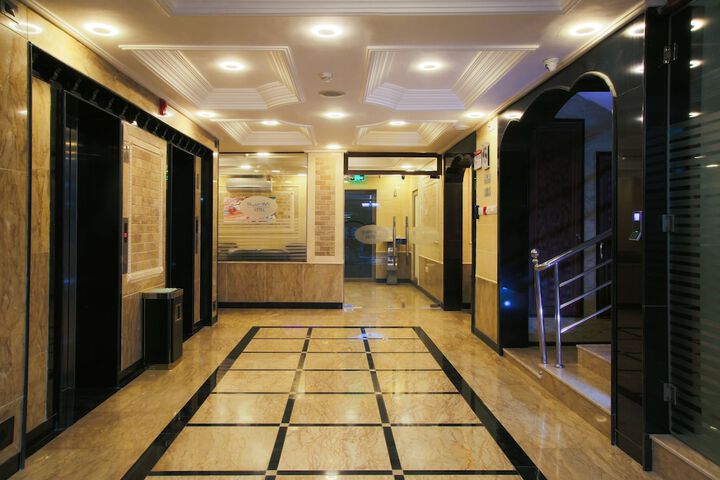 Interior entrance