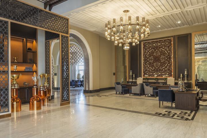 Interior entrance