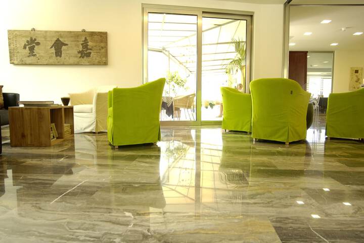 Interior entrance