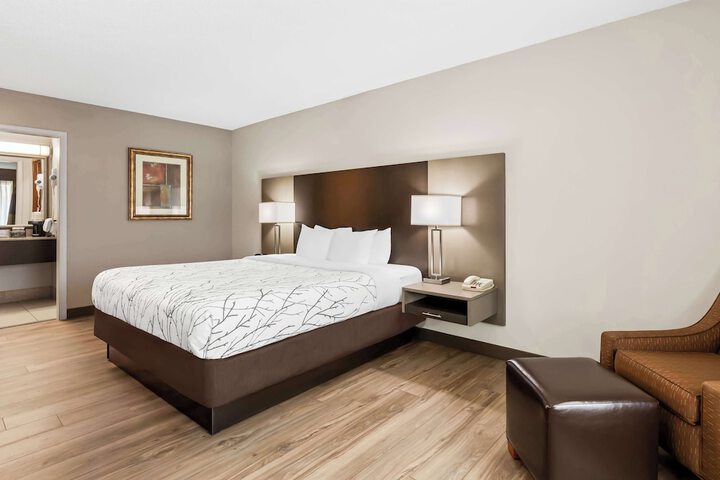 1 King Bed - Wireless High Speed Internet, Microwave and Refrigerator, Hairdryer Coffee (3 of 8)