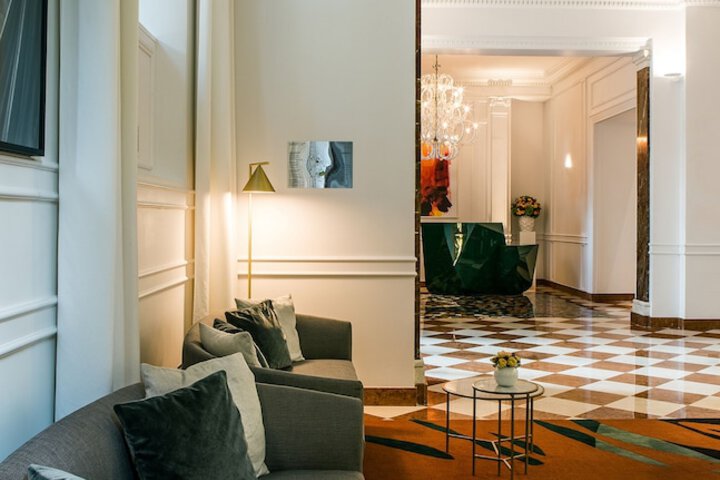 Lobby sitting area