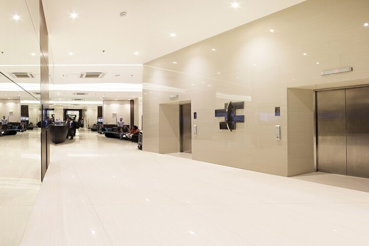 Interior entrance