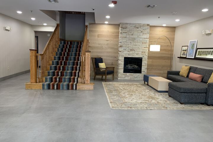 Lobby sitting area