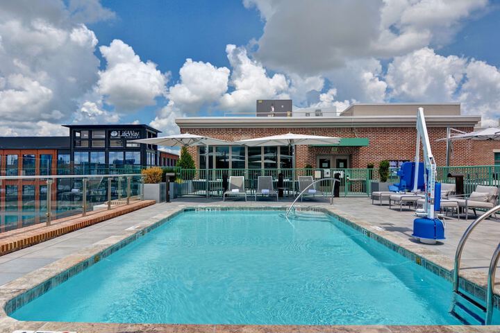 Rooftop pool
