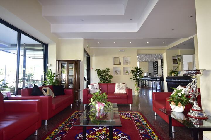 Lobby sitting area