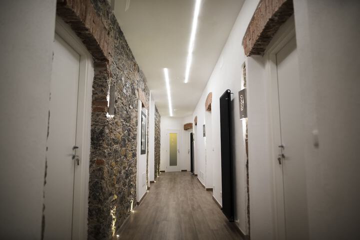 Interior entrance