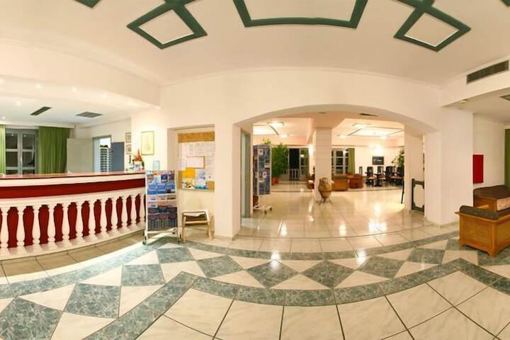 Interior entrance