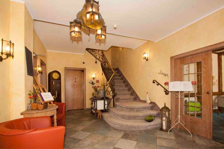 Interior entrance