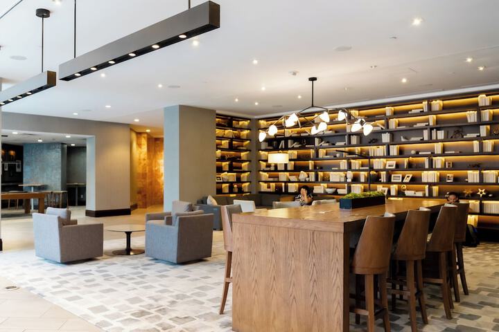 Lobby sitting area