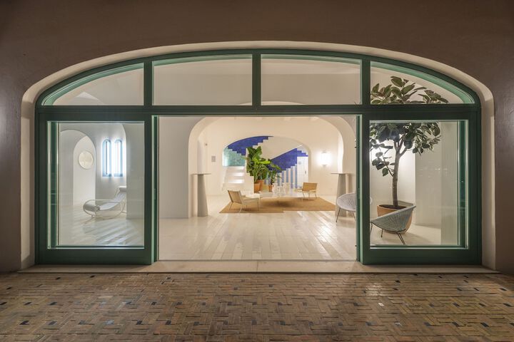Interior entrance