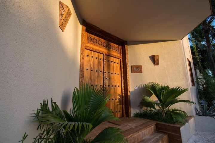 Interior entrance
