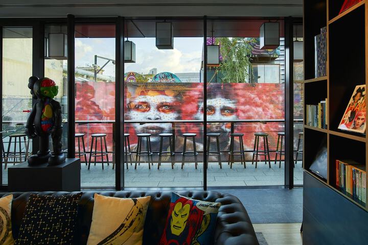Interior entrance