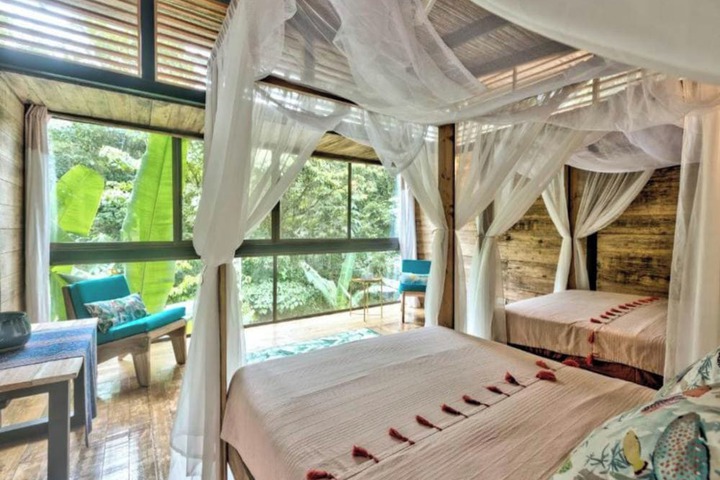 Exterior of La Shamana Ecological Concept in the Jungle
