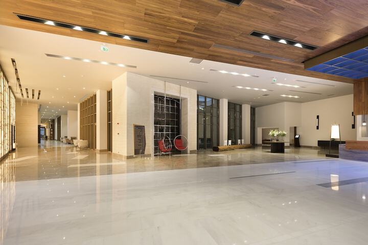 Interior entrance