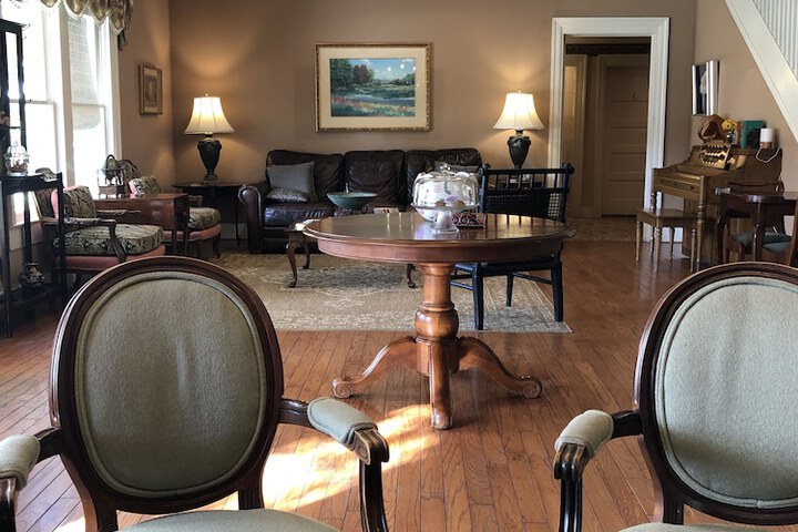Lobby sitting area